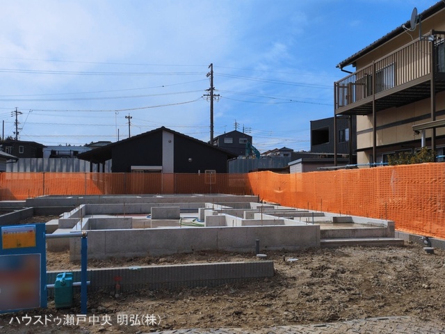 愛知県瀬戸市窯町の新築戸建て基礎写真 2026年3月8日撮影