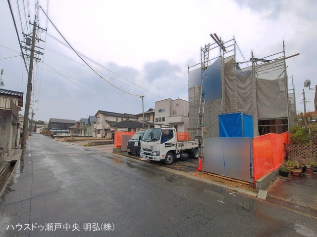 愛知県瀬戸市窯町の新築戸建て上棟写真 2026年3月24日撮影
