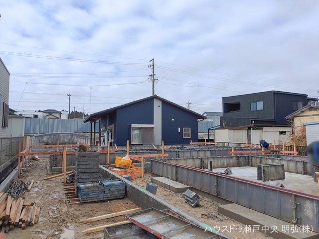 愛知県瀬戸市窯町の新築戸建て基礎写真 2026年2月25日撮影