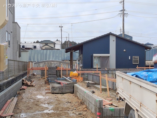 愛知県瀬戸市窯町の新築戸建て基礎写真 2026年2月25日撮影
