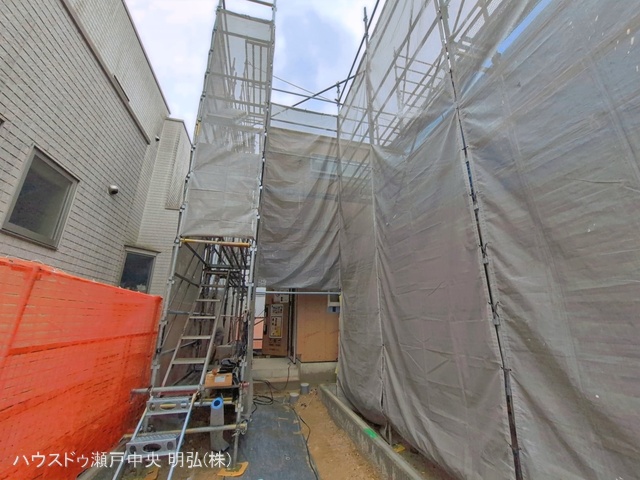 愛知県瀬戸市窯町の新築戸建て上棟写真 2026年3月24日撮影