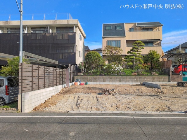 愛知県尾張旭市晴丘町池上の新築戸建て更地・土地写真 2026年4月12日撮影