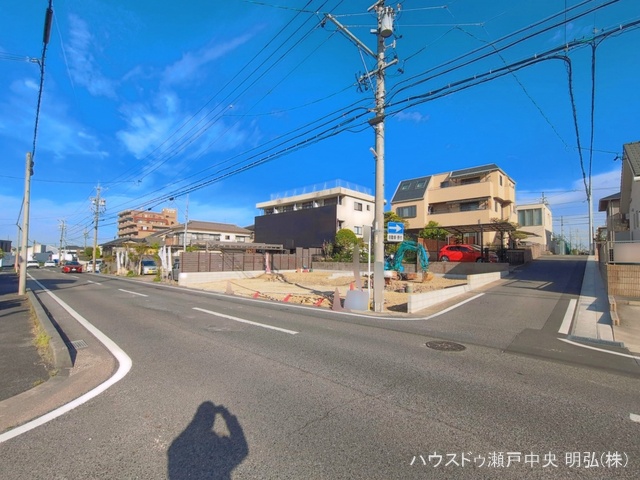 愛知県尾張旭市晴丘町池上の新築戸建て更地・土地写真 2026年4月12日撮影