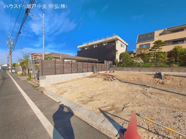 愛知県尾張旭市晴丘町池上の新築戸建て更地・土地写真 2026年4月12日撮影
