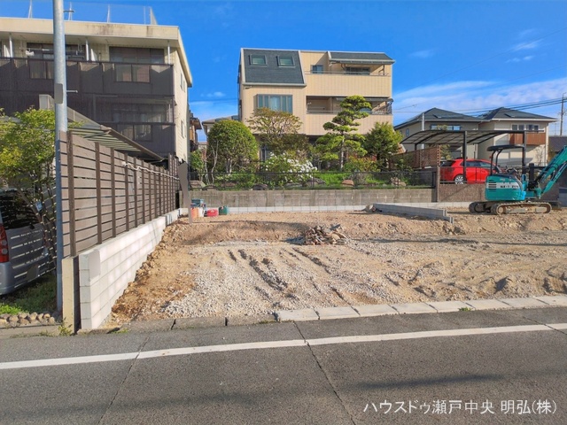 愛知県尾張旭市晴丘町池上の新築戸建て更地・土地写真 2026年4月12日撮影