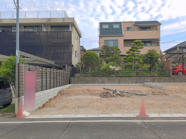 愛知県尾張旭市晴丘町池上の新築戸建て更地・土地写真 2026年4月19日撮影