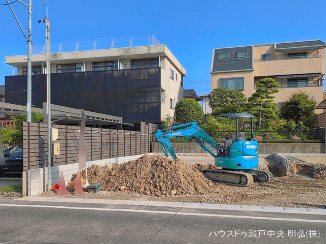 愛知県尾張旭市晴丘町池上の新築戸建て更地・土地写真 2026年4月27日撮影