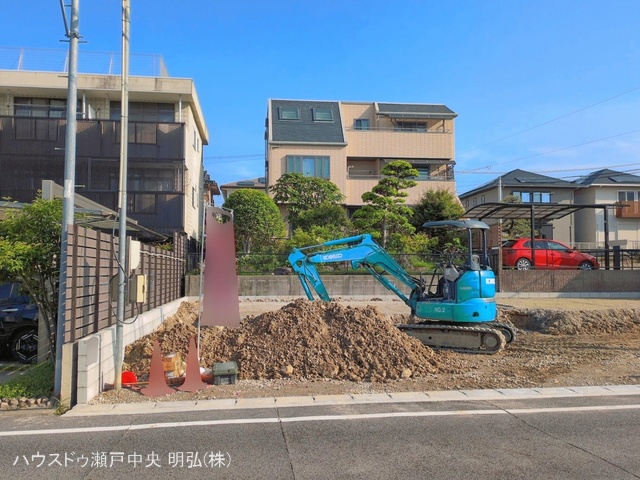 愛知県尾張旭市晴丘町池上の新築戸建て更地・土地写真 2026年4月27日撮影