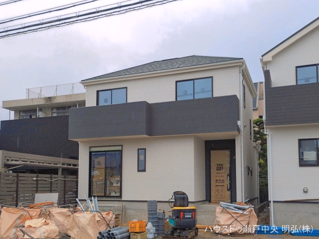 愛知県尾張旭市晴丘町池上の新築戸建て外構写真 2026年6月24日撮影