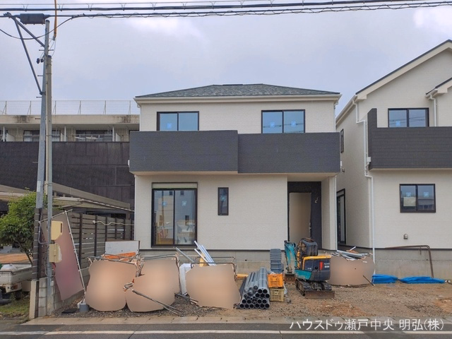 愛知県尾張旭市晴丘町池上の新築戸建て外構写真 2026年6月24日撮影