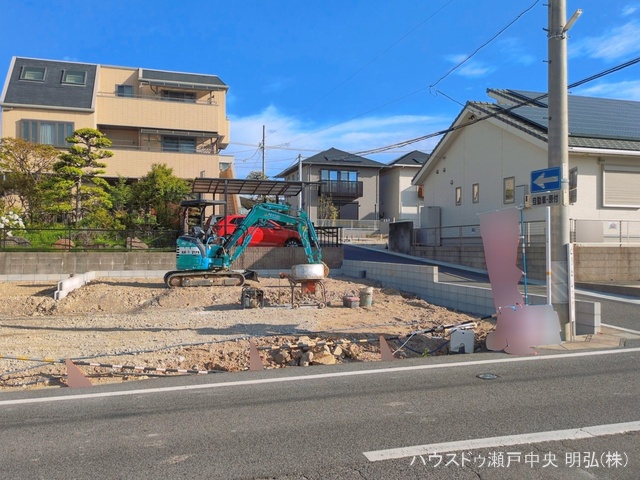 愛知県尾張旭市晴丘町池上の新築戸建て更地・土地写真 2026年4月12日撮影