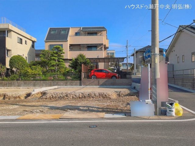 愛知県尾張旭市晴丘町池上の新築戸建て更地・土地写真 2026年4月27日撮影