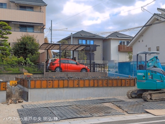 愛知県尾張旭市晴丘町池上の新築戸建て基礎写真 2026年5月11日撮影