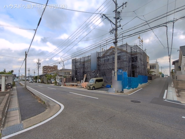 愛知県尾張旭市晴丘町池上の新築戸建てシート写真 2026年6月4日撮影