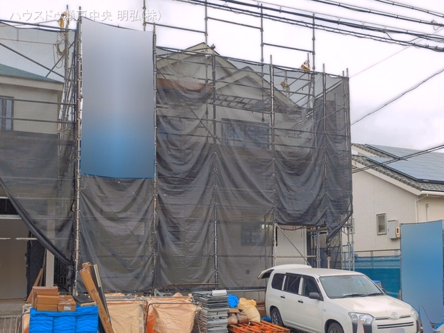 愛知県尾張旭市晴丘町池上の新築戸建てシート写真 2026年6月14日撮影