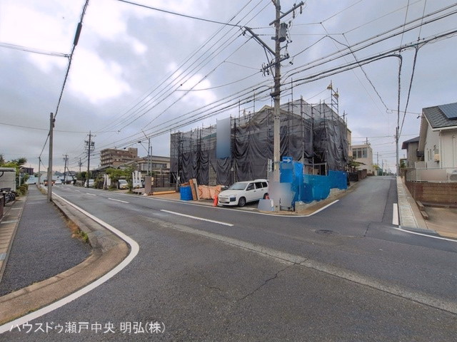 愛知県尾張旭市晴丘町池上の新築戸建てシート写真 2026年6月14日撮影