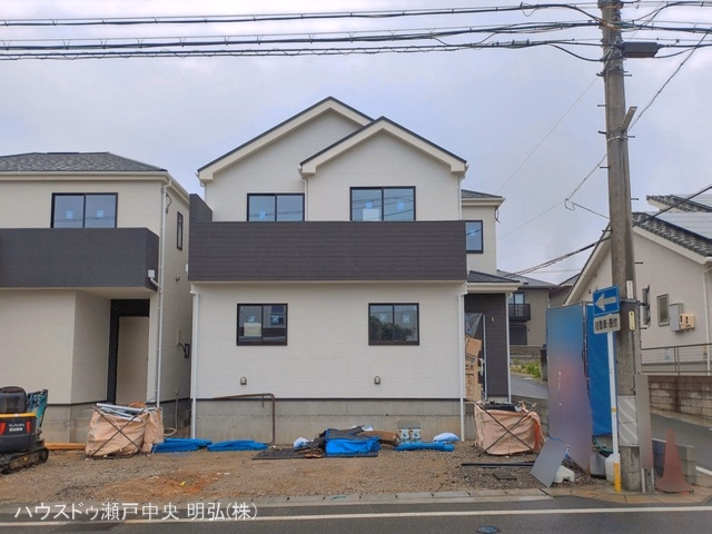愛知県尾張旭市晴丘町池上の新築戸建て外構写真 2026年6月24日撮影