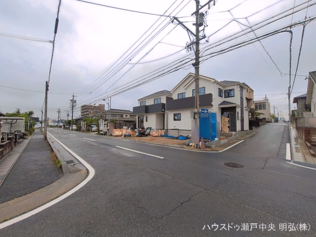 愛知県尾張旭市晴丘町池上の新築戸建て外構写真 2026年6月24日撮影