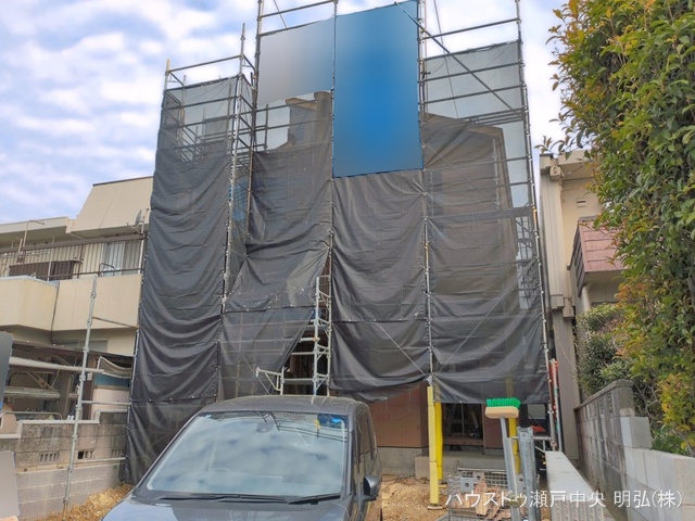 愛知県尾張旭市南新町中畑の新築戸建て上棟写真 2026年4月13日撮影