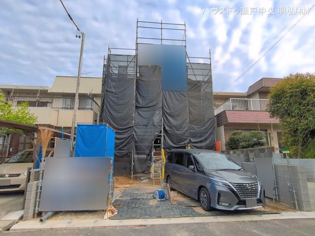 愛知県尾張旭市南新町中畑の新築戸建て上棟写真 2026年4月13日撮影