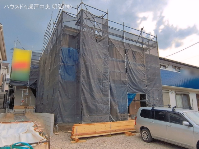 愛知県瀬戸市松原町３丁目の新築戸建て上棟写真 2026年5月13日撮影