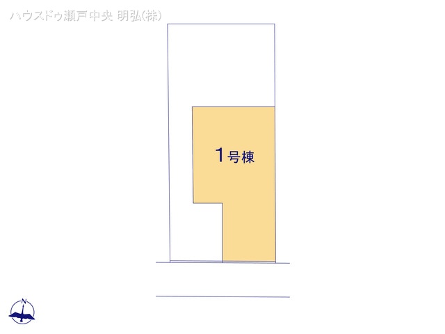 愛知県瀬戸市松原町３丁目の新築戸建て全体区画図 ※図面と異なる場合は現況を優先