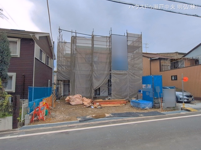 愛知県瀬戸市東安戸町の新築戸建てシート写真 2026年6月8日撮影