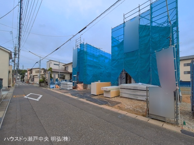 愛知県瀬戸市東吉田町の新築戸建てシート写真 2026年6月8日撮影