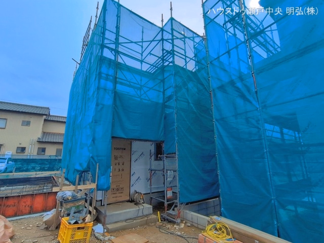 愛知県瀬戸市東吉田町の新築戸建てシート写真 2026年6月8日撮影