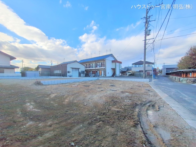 愛知県一宮市多加木３丁目の新築戸建て更地・土地写真 2025年1月27日撮影