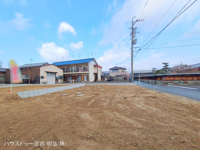 愛知県一宮市多加木３丁目の新築戸建て更地・土地写真 2025年2月16日撮影