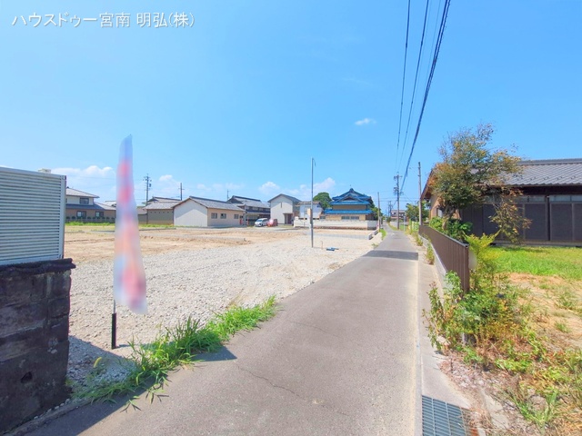 愛知県稲沢市平和町　法立北瀬古の新築戸建て更地・土地写真 2025年8月19日撮影