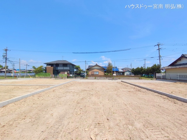 愛知県稲沢市平和町　法立北瀬古の新築戸建て更地・土地写真 2025年8月19日撮影