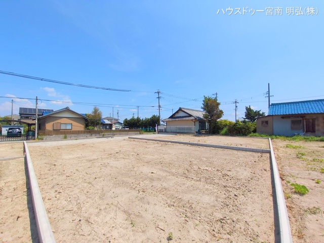 愛知県稲沢市平和町　法立北瀬古の新築戸建て更地・土地写真 2025年8月19日撮影