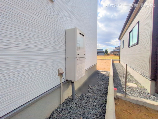 愛知県稲沢市平和町　法立北瀬古の新築戸建て完成写真 2025年12月4日撮影