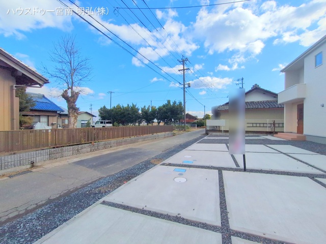 愛知県稲沢市平和町　法立北瀬古の新築戸建て完成写真 2025年12月4日撮影