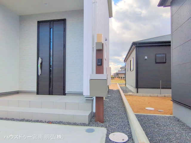 愛知県稲沢市平和町　法立北瀬古の新築戸建て完成写真 2025年12月4日撮影