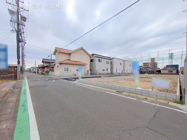 愛知県一宮市今伊勢町　本神戸字立切の新築戸建て更地・土地写真 2025年3月30日撮影