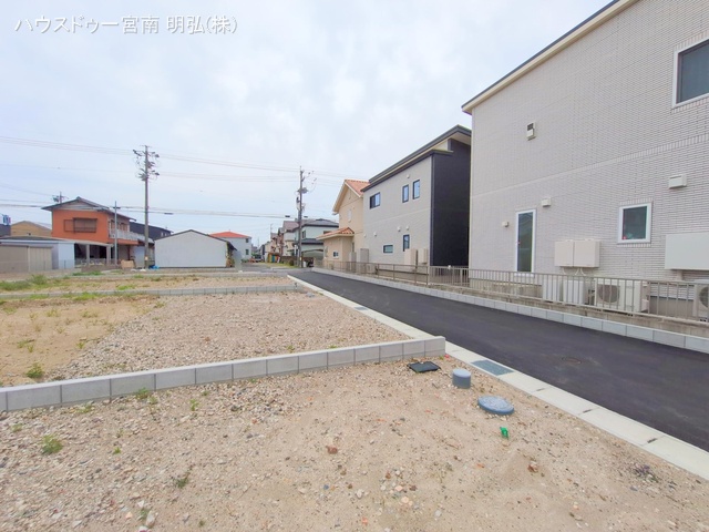 愛知県一宮市今伊勢町　本神戸字立切の新築戸建て更地・土地写真 2025年4月27日撮影