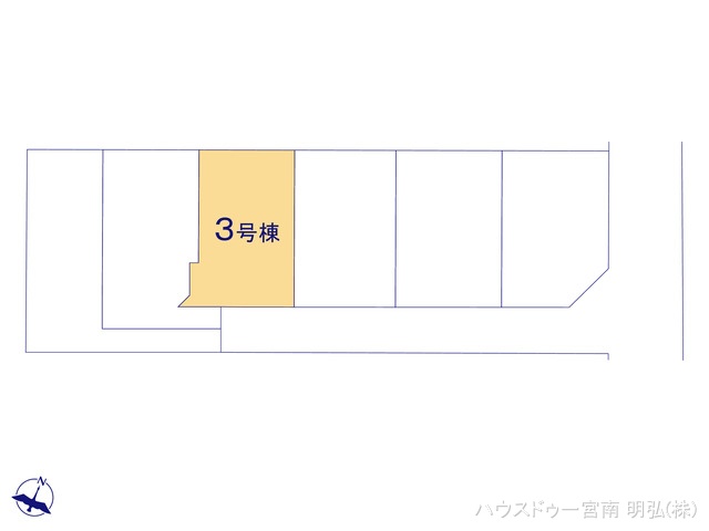 愛知県一宮市今伊勢町　本神戸字立切の新築戸建て全体区画図 ※図面と異なる場合は現況を優先