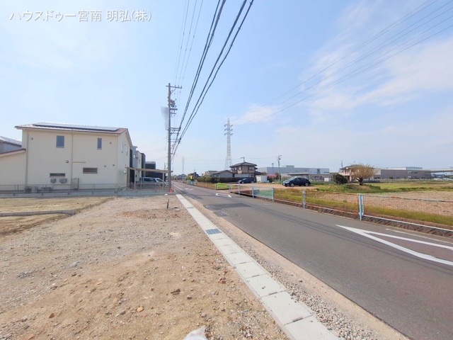 愛知県一宮市木曽川町　門間字南島海の新築戸建て更地・土地写真 2025年4月7日撮影