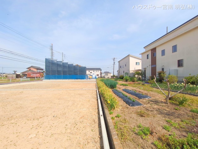 愛知県一宮市木曽川町　門間字南島海の新築戸建て更地・土地写真 2025年4月7日撮影
