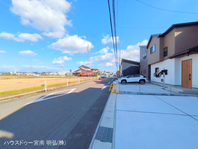 愛知県一宮市木曽川町　門間字南島海の新築戸建て完成写真 2025年11月9日撮影