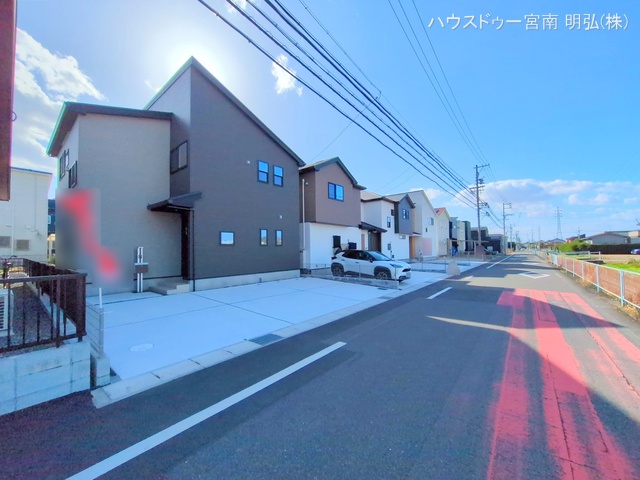 愛知県一宮市木曽川町　門間字南島海の新築戸建て完成写真 2025年11月9日撮影