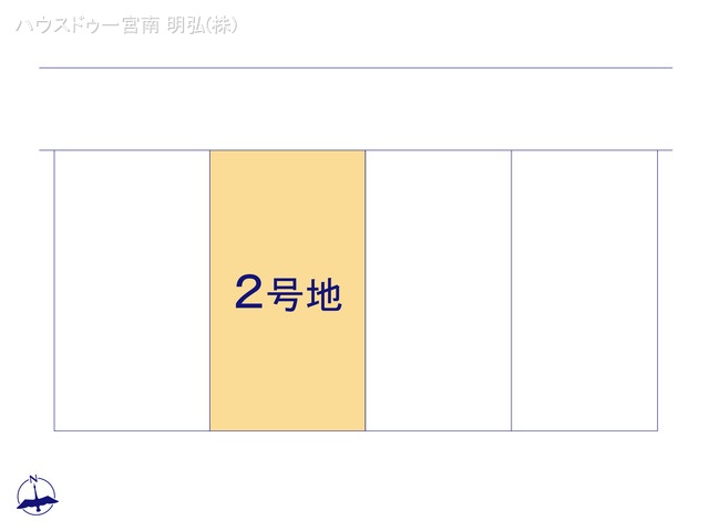 愛知県一宮市木曽川町　門間字南島海の新築戸建て全体区画図 ※図面と異なる場合は現況を優先