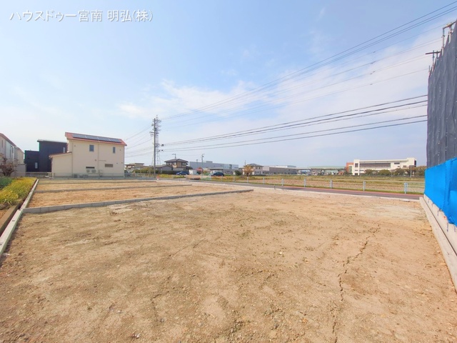愛知県一宮市木曽川町　門間字南島海の新築戸建て更地・土地写真 2025年4月7日撮影