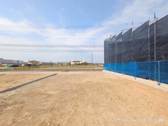 愛知県一宮市木曽川町　門間字南島海の新築戸建て更地・土地写真 2025年4月7日撮影