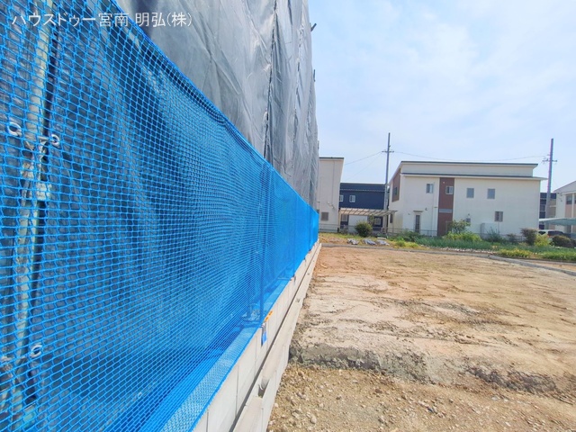 愛知県一宮市木曽川町　門間字南島海の新築戸建て更地・土地写真 2025年4月7日撮影