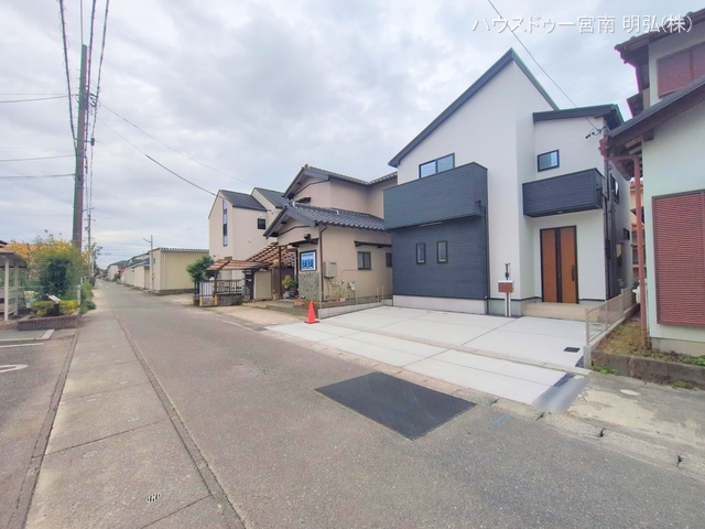 愛知県一宮市今伊勢町 宮後字西茶原の新築戸建て完成写真 2025年11月4日撮影