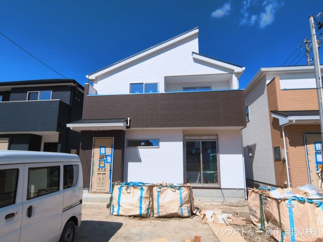 愛知県一宮市三条字山の新築戸建て外構写真 2026年3月9日撮影